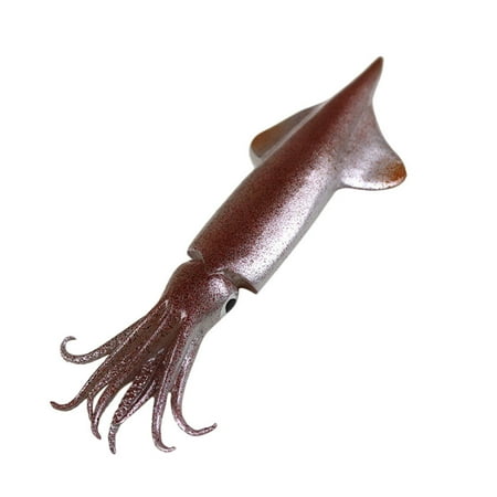 

FRCOLOR 1PC Simulated Squid Model PVC Artificial Miniatures Squid Seafood Model for Restaurant