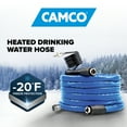 thumbnail image 3 of Camco 50-Foot RV Heated Water Hose, Certified for Drinking Water & Lead-Free (22912), 3 of 9