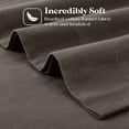 thumbnail image 4 of Superior Solid Flannel Cotton Pillowcases, Set of 2, Standard, Charcoal, 4 of 6