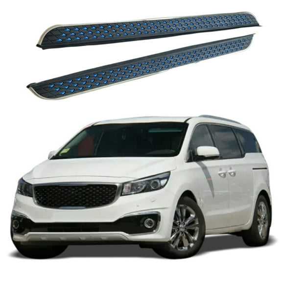 Free Duty for US Aluminum Running Boards Fixed Nerf Bars Side Steps with Brackets Compatible with KIA Carnival Sedona 2015-2021(HFX)