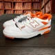 thumbnail image 1 of New Balance ALD 550 Syracuse Orange White BB550HG1 Men's Size 9.5 US Sneakers, 1 of 6