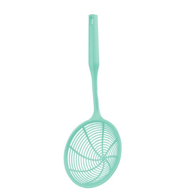 Cuchara ranurada, colador skimmer resistente al calor, cuchara ranurada, con mango ergonómico para filtrar verduras, pasta y más