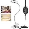 thumbnail image 1 of Lámpara de escritorio Lámpara de abrazadera USB de 48 LED Luces de trabajo Protección ocular Lámpara de lectura LED de 8W con clip Luz blanca fría y cálida esquí esquí Gafas de esquí, 1 of 4