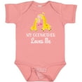 thumbnail image 3 of Inktastic My Godmother Loves Me Giraffe Boys or Girls Baby Bodysuit, 3 of 5