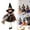 Black, variant on HavenCraft Skirted Hanging Witches Broomstick Dolls Halloween Small Witch Figurine with Skirt Hangable Witch Doll Ornament Doll with Halloween Hanging Decoration for House Room Door and Window Orange