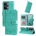 thumbnail image 1 of Funda tipo cartera GANGXUN para OnePlus Nord 3 , diseño girasol, cuero PU, soporte, cierre magnético, tarjetero, 1 of 5