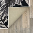 thumbnail image 4 of World Rug Gallery Contemporary Tropical Floral Leaves Non Slip Area Rug - BEIGE 7'10"x10', 4 of 8