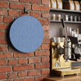 thumbnail image 2 of Welcome Sign for Front Door, Denim Blue Round Metal Wall Art Wreaths, Rustic Farmhouse Solid Color Outdoor Indoor Wall Hanging Sign for Porch Decor Housewarming Gifts 7.9 Inch, 2 of 8