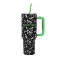 thumbnail image 2 of Minecraft Creeper & TNT Vacuum Insulated 40 Oz. Black Stainless Steel Tumbler with Leak-Proof Lid & Easy Carry Handle for Travel or Home, 2 of 6