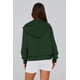thumbnail image 2 of Sudadera con Capucha y Cierre PRETTYGARDEN Verde Oscuro M, 2 of 8
