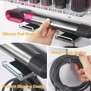 LandHope Wall Mount Holder Compatible with Dyson Airwrap Styler Accessories Acrylic Storage Holder