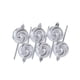 thumbnail image 5 of Set de piruletas de caramelo navideñas, accesorio fotográfico, regalo para apartamentos, cumpleaños y vacaciones. Plata, 5 of 9
