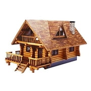 Woody Joe 1/24 Log House Wooden Model