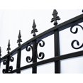 thumbnail image 3 of ALEKO DG12STPSSW St. Louis Style Ornamental Iron Wrought Single Swing 12' Driveway Gate, 3 of 9