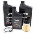 thumbnail image 1 of Can-Am Nuevo kit de cambio de aceite de mezcla sintética OEM 5W40 500 CC 9779488, 1 of 9