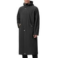 thumbnail image 2 of Kalauyu Rain Jacket Men,Waterproof Breathable Long Raincoat with Hood,Windbreaker for Outdoor Activities, 2 of 9