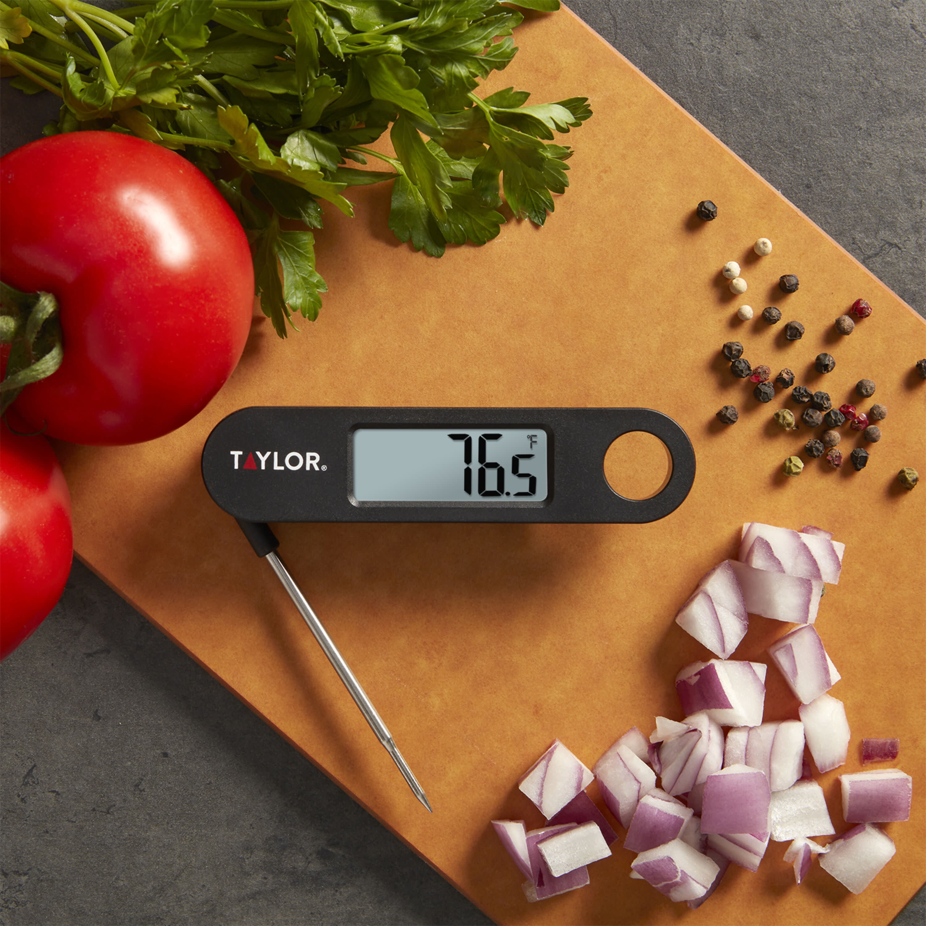  Taylor USB Rechargeable Digital Instant Read Food Thermometer,  Gray: Home & Kitchen