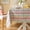 Easter Checks, variant on Spring Checkered Tablecloth Rectangle Washable Buffalo Plaid Table Cloth with Tassel Cotton Linen Gingham Table Cover for Picnic Kitchen Dining Room, Beige, 70 Inch