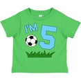 thumbnail image 3 of Inktastic I'm Five Fifth Birthday Soccer Boys or Girls Toddler T-Shirt, 3 of 5
