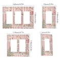 thumbnail image 2 of Yayeee Rocker Switch Wall Plate 3-Gang 6.5"x4.6" Home Decorative Outlet Cover, Light Green Christmas Houses, 2 of 6