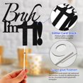thumbnail image 3 of Cake Topper Varpotle Brush I'm 11 Black Glitter para cumpleaños número 11, 3 of 6