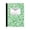 Green, variant on Composition Notebook, Marble Wide Ruled Composition Book, Cute Composition Notebooks for Writing, 200 Pages per Comp Book, Office Supplies, Classroom Must Haves, 9-3/4" x 7-1/2", Black