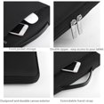 thumbnail image 5 of Funda protectora para portátil de 15, 15,6 y 16 pulgadas, funda para maletín, funda para portátil compatible con MacBook Pro de 15 a 16 pulgadas, HP ASUS Dell Lenovo Ace, color negro, 5 of 5