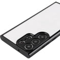 thumbnail image 5 of for Samsung Galaxy S23 Ultra Case 5G,Transparent Back,TPU Frames,Scratch-Resistant,Precise Camera Holes Slim Shockproof Protective Phone Case for S23 Ultra (Black), 5 of 13