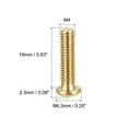 thumbnail image 2 of Unique Bargains M4x16mm Brass Machine Screws, Phillips Pan Head Fastener Bolts 12Pack, 2 of 5