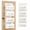 4 Tiers, variant on Aokeyee Over The Door Organizer, 4 Tier Boho Door Organizer Hanging with Tassels and Clear Window, 55lb Behind The Door Storage for Baby Nursery, Bedroom, Bathroom
