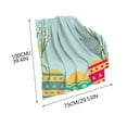 thumbnail image 3 of Easter Blanket Easter Eggs Blanket Flannel Digital Printed Conditioning Blanket Nap Blanket, 3 of 7