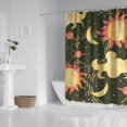 thumbnail image 3 of Gothic Shower Curtain Set - Dark Celestial Moon & Star Print, Mystical Cosmic Bath Decor, Waterproof Polyester 72"x84", Goth Aesthetic Gift, 3 of 5