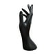 thumbnail image 1 of Maniquí de mano modelo soporte para exhibición de joyería tiendas de mesa portátiles ligeras Negro, 1 of 8