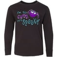 thumbnail image 3 of Inktastic I'm So Cute Its Spooky- cute Halloween spider Long Sleeve Youth T-Shirt, 3 of 5