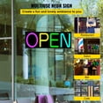 thumbnail image 3 of VEVOR 20" x 7" Multi-Color LED Open Sign with Remote Control for business, 3 of 7