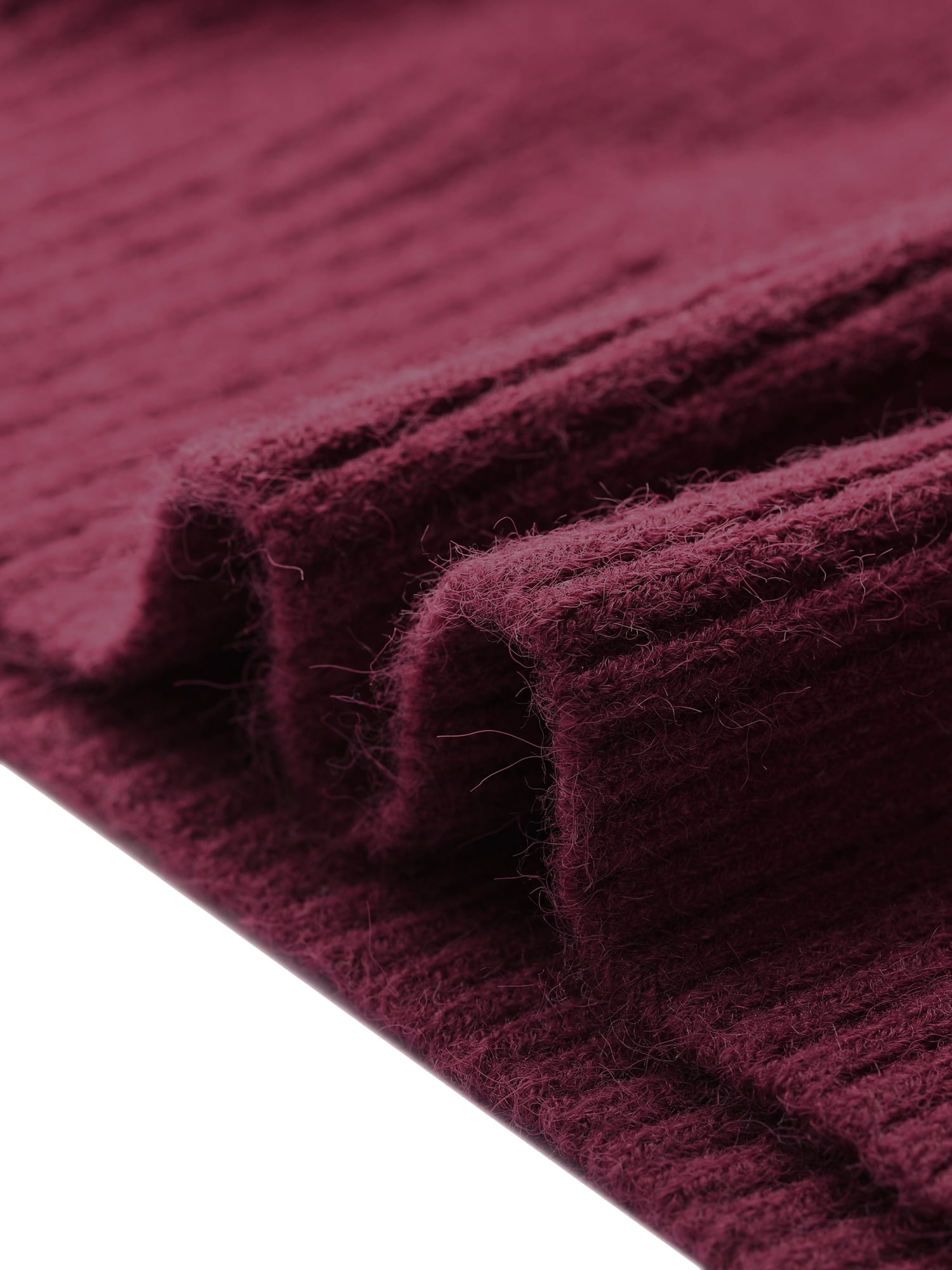 DARING DIVA Women's Plus Size V Neck Knit Sweater Vest 3X Burgundy