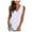 #New/White, variant on Pntutb Blouses,Ladies Women Casual Solid V-Neck Gradient Tops Loose Vest