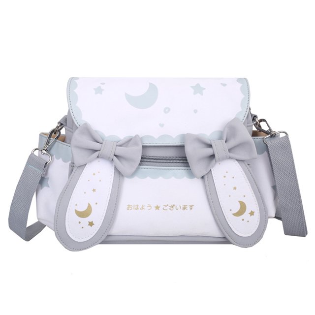 Bolsa De Hombro Bolsa de hombro de Anime de verano para estudiantes, chica, Luna, estrella, pajaritas bonitas, cruzados Tmvgtek Para Estrenar