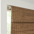 Madison Park Light Filtering Cordless Roman Shade Woven Wooden Privacy