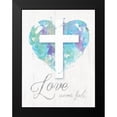 thumbnail image 2 of Donovan, Kelly 19x24 Black Modern Framed Museum Art Print Titled - Love Never Fails, 2 of 5