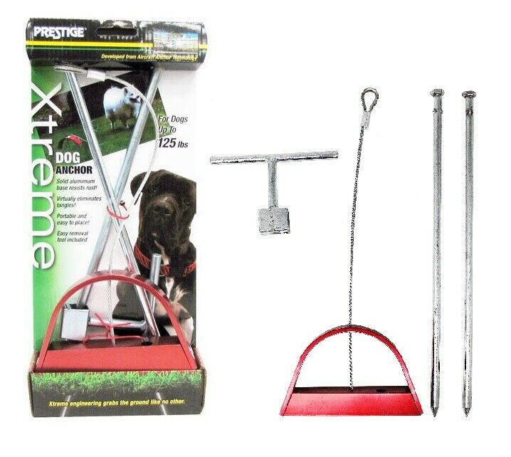 Extreme Anchor Dog Stake 360 Roaming Freedom Tangle Free Heavy Duty