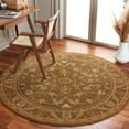 thumbnail image 3 of SAFAVIEH Antiquity Carmella Oriental Wool Area Rug, Olive/Gold, 3'6" x 3'6" Round, 3 of 13