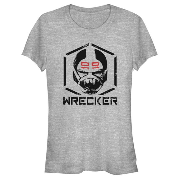 Junior's Star Wars: The Bad Batch Wrecker Graphic Tee Athletic Heather Medium