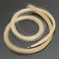 thumbnail image 4 of 4Pcs Hank 31-31.5 Inch Genuine Mongolian Horse Hair for Violin, Viola, Cello, Bass Bow,Photo Color,4 x Violin bow hair,Photo Color, 4 of 5