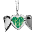 thumbnail image 1 of Pintura verde agua de cultivo Alas de ángel collar colgante regalo de moda Unbranded M, 1 of 3