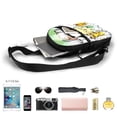thumbnail image 3 of Lsque Sanrio Pattern Chest Package – Foldable Waterproof Chest Bag with Adjustable Shoulder Strap, Double Zipper Compartments & D-Buckle Design, 3 of 7