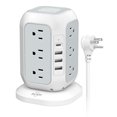 thumbnail image 1 of Regleta AiJoy con 12 tomas AC, 4 puertos USB y cable de 3 m, 1 of 6