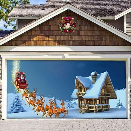 

YruYptpaln Tapestry Kids Boy Tapestry for Bedroom Teen 5x6.7 Ft Holy Night Christmas Outdoor Garage Door Banner SetRed Blue Night Of The Nativit Large Christmas Decoration Holiday Polyester Cover