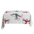 thumbnail image 1 of Christmas Tablecloth Dustproof Add Atmosphere Square European Style Creative Printing Table Protector Cover Daily Use, 1 of 8