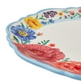 thumbnail image 4 of The Pioneer Woman Brilliant Blooms Stoneware Serve Platter, 4 of 5